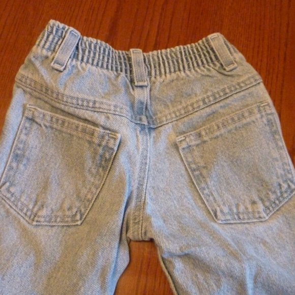 Little Girl Size 4 blue jeans Sonoma Regular excellent condition - Picture 3 of 5